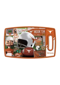 Discount 💯 NCAA Texas Longhorns Retro Series Cutting Board by You The Fan ✔️ -You The Fan Sales Belk 4364