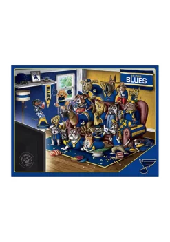 Wholesale 🧨 NHL St. Louis Blues Purebred Fans "A Real Nailbiter" 500 Piece Puzzle by You The Fan 🎁 -You The Fan Sales Belk 4367