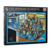Flash Sale 👏 NFL Los Angeles Chargers Purebred Fans 500-Piece Puzzle-"A Real Nailbiter" by You The Fan 💯 -You The Fan Sales Belk 4378