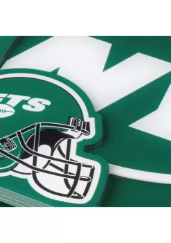 Outlet 🔔 NFL New York Jets 3D Logo Series Coasters by You The Fan ❤️ -You The Fan Sales Belk 4388