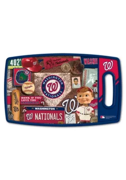 Coupon 😍 MLB Washington Nationals Retro Series Cutting Board by You The Fan 🤩 -You The Fan Sales Belk 4393