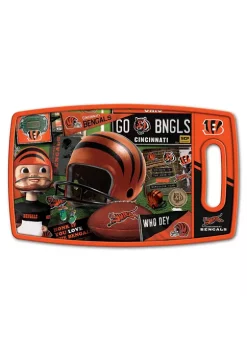 Deals 🔥 NFL Cincinnati Bengals Retro Series Cutting Board by You The Fan ❤️