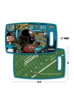 New ❤️ NFL Jacksonville Jaguars Retro Series Cutting Board by You The Fan 🥰 -You The Fan Sales Belk 4404