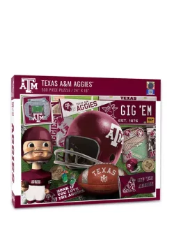 Best Sale 𧨠NCAA Texas A&M Aggies Retro Series Puzzle - 500 Pieces by You The Fan π