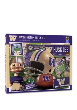 Best reviews of 😉 NCAA Washington Huskies Retro Series Puzzle - 500 Pieces by You The Fan 💯
