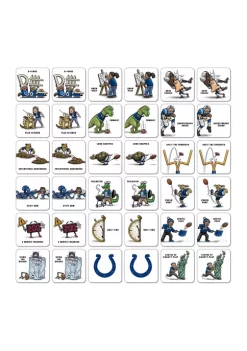 New 🧨 NFL Indianapolis Colts Licensed Memory Match Game by You The Fan 🎁 -You The Fan Sales Belk 4508