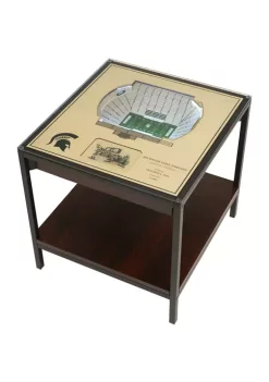 Top 10 🎉 NCAA Michigan State Spartans 25-Layer StadiumViews End Table - Spartan Stadium by You The Fan 🥰