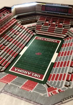 Buy 🧨 NCAA Oklahoma Sooners 25 Layer StadiumViews Lighted End Table - Gaylord Family Oklahoma Memorial Stadium by You The Fan 🥰 -You The Fan Sales Belk 4568