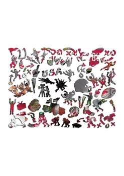 Promo 🎁 NCAA Ohio State Buckeyes Wooden Retro Series Puzzle by You The Fan 🌟 -You The Fan Sales Belk 4579