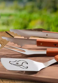 Outlet 🔥 NFL Houston Texans Classic Series 3 Piece BBQ Set by You The Fan ❤️ -You The Fan Sales Belk 4588