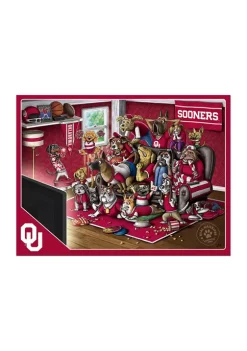 Promo ✨ NCAA Oklahoma Sooners Purebred Fans 500pc Puzzle-"A Real Nailbiter" by You The Fan 🎉 -You The Fan Sales Belk 460