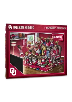 Promo ✨ NCAA Oklahoma Sooners Purebred Fans 500pc Puzzle-"A Real Nailbiter" by You The Fan 🎉 -You The Fan Sales Belk 461