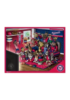Coupon 🔔 MLB Washington Nationals Purebred Fans 500 Piece Puzzle - "A Real Nailbiter" by You The Fan 🤩 -You The Fan Sales Belk 4673