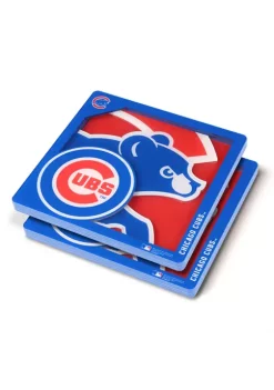 Best Pirce 👍 MLB Chicago Cubs 3D Logo Series Coasters by You The Fan 😉