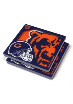 Cheap ✔️ NFL Chicago Bears 3D Logo Series Coasters by You The Fan ❤️ -You The Fan Sales Belk 4702