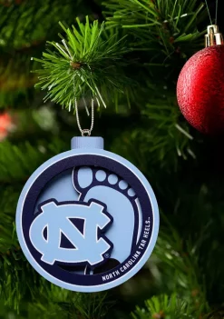 Top 10 🤩 NCAA North Carolina Tar 👠 Heels 3D Logo Series Ornament by You The Fan 🌟 -You The Fan Sales Belk 473