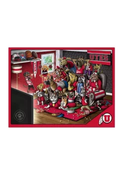 New 👍 NCAA Utah Utes Purebred Fans 500pc Puzzle-"A Real Nailbiter" by You The Fan ✨ -You The Fan Sales Belk 4733