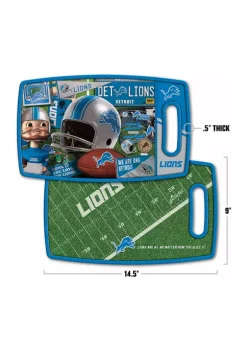 Hot Sale 🔔 NFL Detroit Lions Retro Series Cutting Board by You The Fan 🎁 -You The Fan Sales Belk 4748