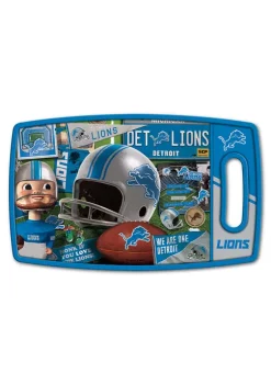 Hot Sale 🔔 NFL Detroit Lions Retro Series Cutting Board by You The Fan 🎁 -You The Fan Sales Belk 4751