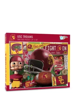 Best reviews of 🎉 NCAA USC Trojans Retro Series Puzzle - 500 Pieces by You The Fan 👍 -You The Fan Sales Belk 4865
