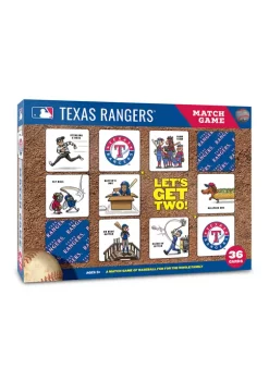 Brand new 🥰 MLB Texas Rangers Licensed Memory Match Game by You The Fan 🔔 -You The Fan Sales Belk 4900