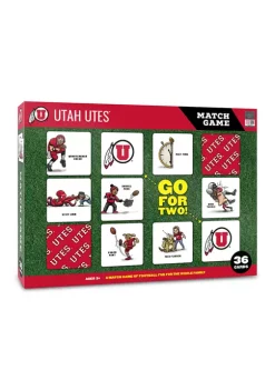 Deals ❤️ NCAA Utah Utes Licensed Memory Match Game by You The Fan 😀 -You The Fan Sales Belk 4907