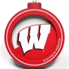 Wholesale 👍 NCAA Wisconsin Badgers 3D Logo Series Ornaments by You The Fan 🎉 -You The Fan Sales Belk 4982