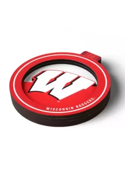 Wholesale 👍 NCAA Wisconsin Badgers 3D Logo Series Ornaments by You The Fan 🎉 -You The Fan Sales Belk 4984