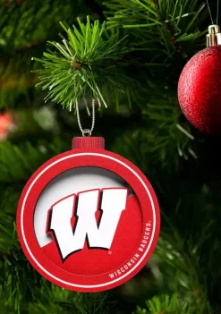 Wholesale 👍 NCAA Wisconsin Badgers 3D Logo Series Ornaments by You The Fan 🎉 -You The Fan Sales Belk 4985