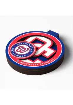 Budget ❤️ MLB Washington Nationals 3D Logo Series Ornaments by You The Fan 🤩 -You The Fan Sales Belk 4997