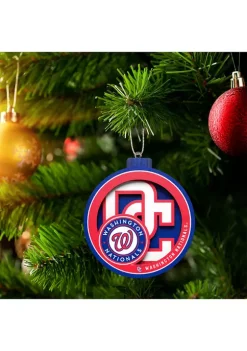 Budget ❤️ MLB Washington Nationals 3D Logo Series Ornaments by You The Fan 🤩 -You The Fan Sales Belk 4998