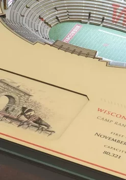 Outlet 🌟 NCAA Wisconsin Badgers 25-Layer StadiumViews Lighted End Table - Camp Randall Stadium by You The Fan 🧨 -You The Fan Sales Belk 5018