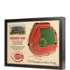 Hot Sale ✔️ MLB Cincinnati Reds 25-Layer StadiumViews 3D Wall Art - Great American Ball Park by You The Fan ✔️ -You The Fan Sales Belk 5021