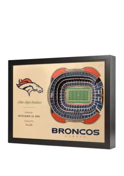 Flash Sale 😉 NFL Denver Broncos 25-Layer StadiumViews 3D Wall Art - Mile High Stadium by You The Fan 👏