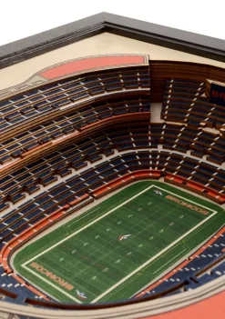 Flash Sale 😉 NFL Denver Broncos 25-Layer StadiumViews 3D Wall Art - Mile High Stadium by You The Fan 👏 -You The Fan Sales Belk 5025