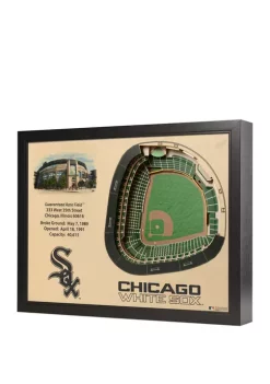 Wholesale 🧨 MLB Chicago White Sox 25-Layer StadiumViews 3D Wall Art - Guaranteed Rate Field by You The Fan 🎉