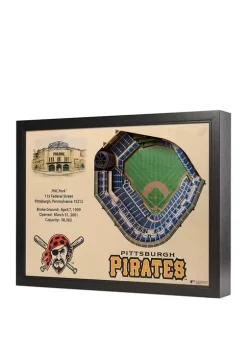Cheapest 🛒 MLB Pittsburgh Pirates 25-Layer StadiumViews 3D Wall Art - PNC Park by You The Fan 👏 -You The Fan Sales Belk 5031