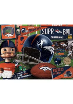 Coupon 🤩 NFL Denver Broncos Wooden Retro Series Puzzle by You The Fan 😍 -You The Fan Sales Belk 5037