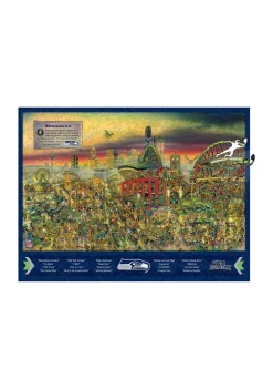 Flash Sale 👍 NFL Seattle Seahawks Wooden Joe Journeyman Puzzle by You The Fan 😉 -You The Fan Sales Belk 5049