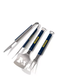 Flash Sale 💯 NCAA Michigan Wolverines Spirit Series 3-Piece BBQ Set by You The Fan 👏 -You The Fan Sales Belk 5103