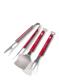 Best Sale 👏 MLB Boston Red Sox Spirit Series 3 Piece BBQ Set by You The Fan ⌛