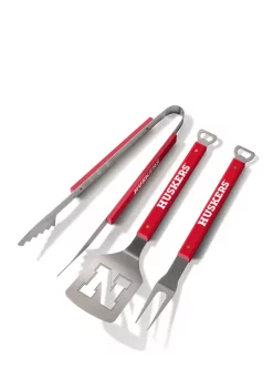 Best Sale ⭐ NCAA Nebraska Cornhuskers Spirit Series 3-Piece BBQ Set by You The Fan 😍 -You The Fan Sales Belk 5159