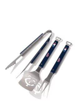 Hot Sale 😀 MLB Minnesota Twins Spirit Series 3-Piece BBQ Set by You The Fan 😀