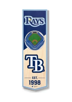Top 10 💯 MLB Tampa Bay Rays 3D Stadium Banner-6x19 by You The Fan 🧨 -You The Fan Sales Belk 5286