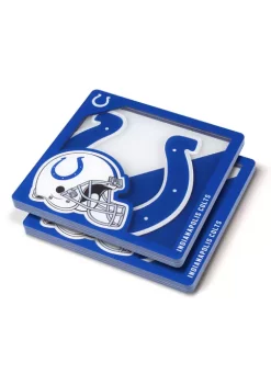 Cheapest 😉 NFL Indianapolis Colts 3D Logo Series Coasters by You The Fan ✨ -You The Fan Sales Belk 5294