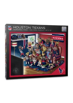 Best reviews of ✔️ NFL Houston Texans Purebred Fans 500-Piece Puzzle-"A Real Nailbiter" by You The Fan 🎉 -You The Fan Sales Belk 5335