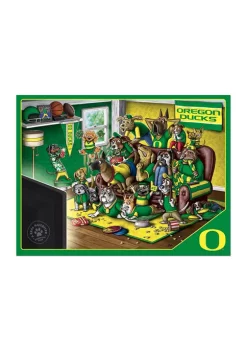 Hot Sale ⌛ NCAA Oregon Ducks Purebred Fans 500 Piece Puzzle-"A Real Nailbiter" by You The Fan 🌟 -You The Fan Sales Belk 5338