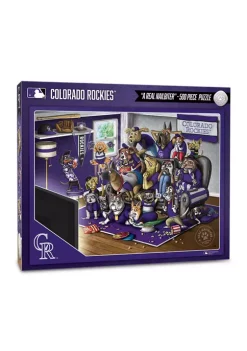 Budget 🔔 MLB Colorado Rockies Purebred Fans 500 Piece Puzzle - "A Real Nailbiter" by You The Fan 🔔 -You The Fan Sales Belk 5347