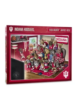 Budget 🔥 NCAA Indiana Hoosiers Purebred Fans 500 Piece Puzzle-"A Real Nailbiter" by You The Fan 🎉 -You The Fan Sales Belk 5355
