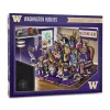 Cheap 🧨 NCAA Washington Huskies Purebred Fans 500pc Puzzle-"A Real Nailbiter" by You The Fan 😉 -You The Fan Sales Belk 5356